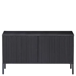 100x56x44 2-türiges TV Board in Schwarz - Gelvins Lowboards