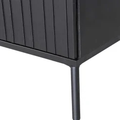 100x56x44 2-türiges TV Board in Schwarz - Gelvins Lowboards