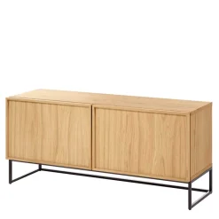 Clearance 112x51x42 2-türiges TV Lowboard in Eiche - Ravilon Tv & Hifi-Möbel|Lowboards