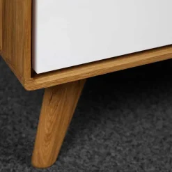 Clearance 134x48x40 TV Board mit Tür & 2 Fächern - Diesta I Tv & Hifi-Möbel|Lowboards