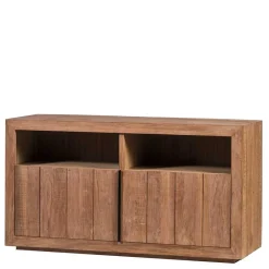 138x75x50 TV Kommode aus Teak Massivholz - Myons Tv & Hifi-Möbel