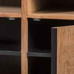 138x75x50 TV Kommode aus Teak Massivholz - Myons Tv & Hifi-Möbel