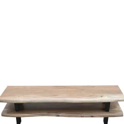 140x36x40 TV Tisch aus Akazie Massivholz - Varabera Tv & Hifi-Möbel|Lowboards