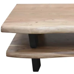 140x36x40 TV Tisch aus Akazie Massivholz - Varabera Tv & Hifi-Möbel|Lowboards