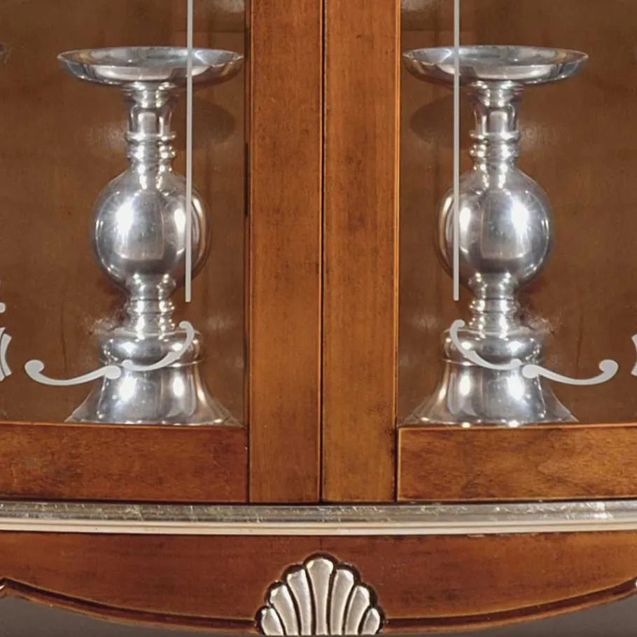 107x120x40 Vitrine im Italienischen Stil - Carlenna Highboards