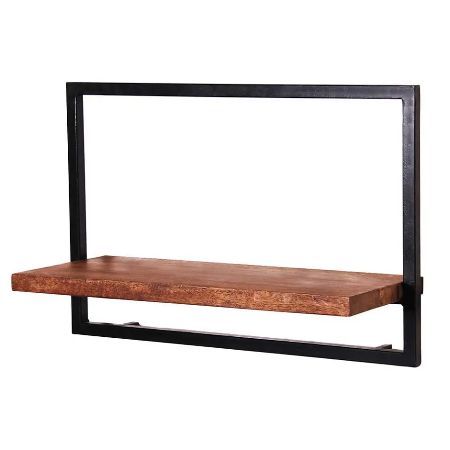 65x25x35 Wandboard aus Holz & Altmetall - Mendoza Regale