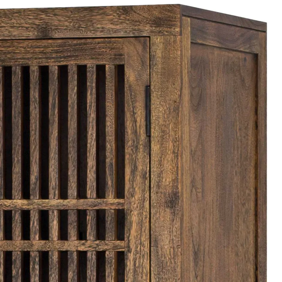 100x160x45 Wohnzimmerschrank mit zwei Türen - Charin Vitrinen