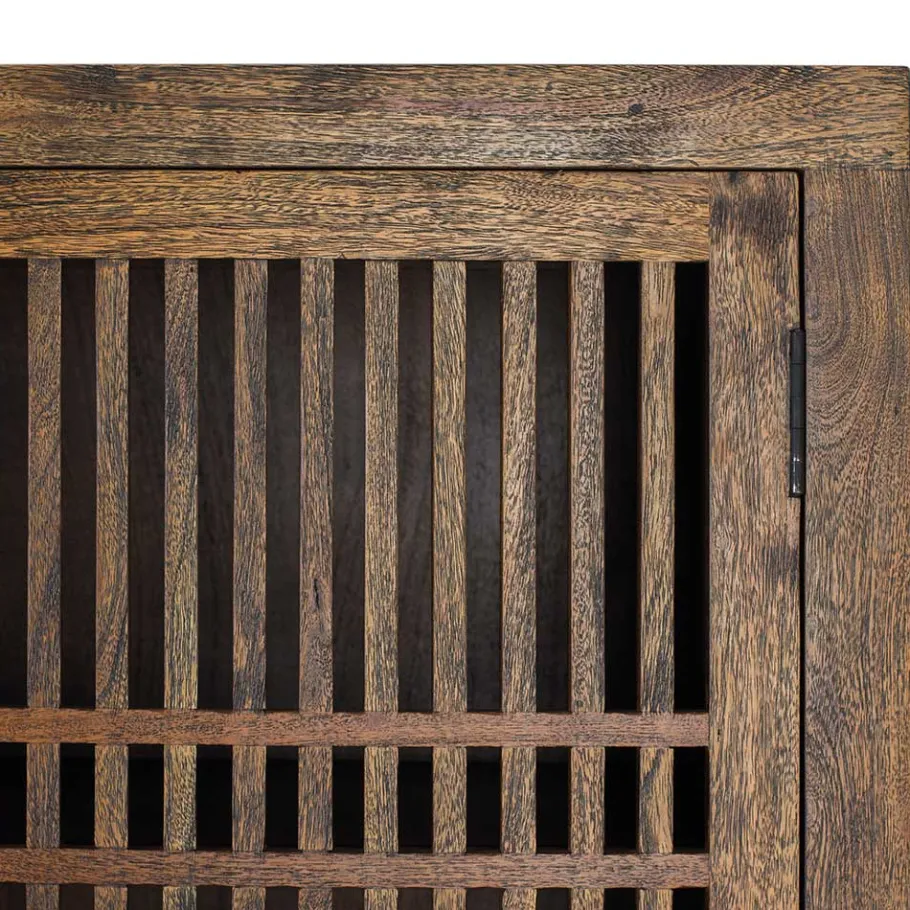 100x160x45 Wohnzimmerschrank mit zwei Türen - Charin Vitrinen