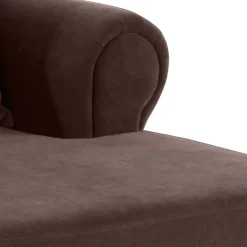 Sale XXL Polstersessel in Braun Velours - Snoud Sessel