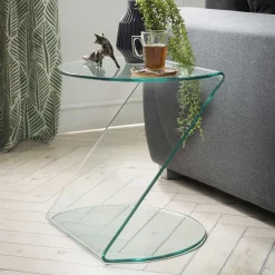 Z-Design Beistelltisch aus Sicherheitsglas - Melma Tische