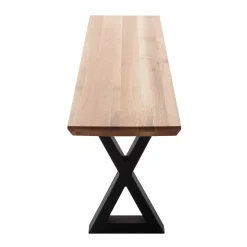 Outlet Zerreiche Küchenbank mit Schweizer Kante - Liberatos Sitzbank