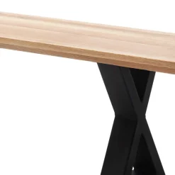 Outlet Zerreiche Küchenbank mit Schweizer Kante - Liberatos Sitzbank