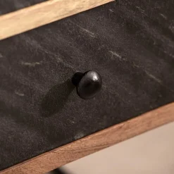 Sale Zweifarbige Nachtkommode im Industrial Chic - Avalun Kommoden