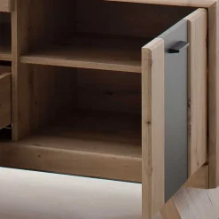 Zweifarbiger TV Unterschrank 159x65x51cm - Larinca Tv & Hifi-Möbel|Lowboards