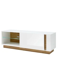 Outlet Zweifarbiges TV Board mit Klappe - Myrda Tv & Hifi-Möbel|Lowboards