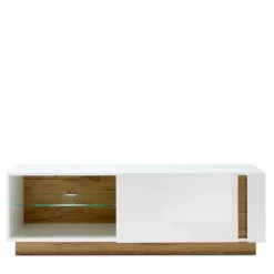 Outlet Zweifarbiges TV Board mit Klappe - Myrda Tv & Hifi-Möbel|Lowboards